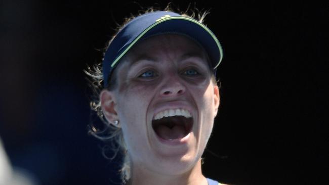 Angelique Kerber is through to the quarterfinals. Photo: AAP Image/Lukas Coch