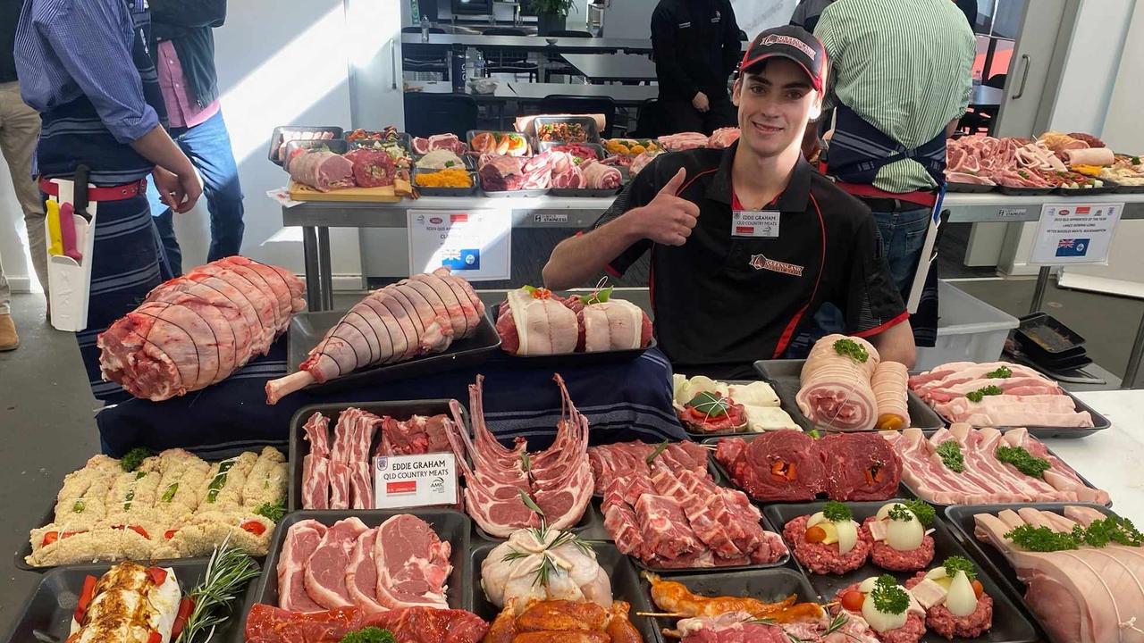 Eddie Graham from Queensland Country Meats has claimed gold at the WorldSkills butcher competition.