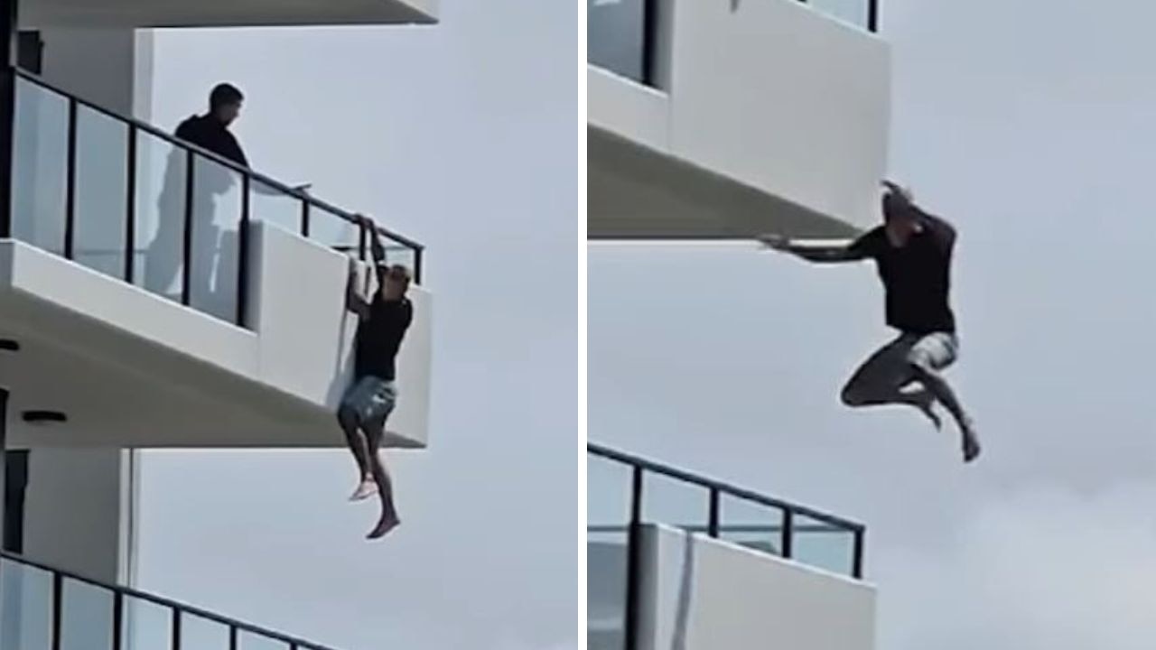 Gold Coast man jumps off balcony into swimming pool | news.com.au ...