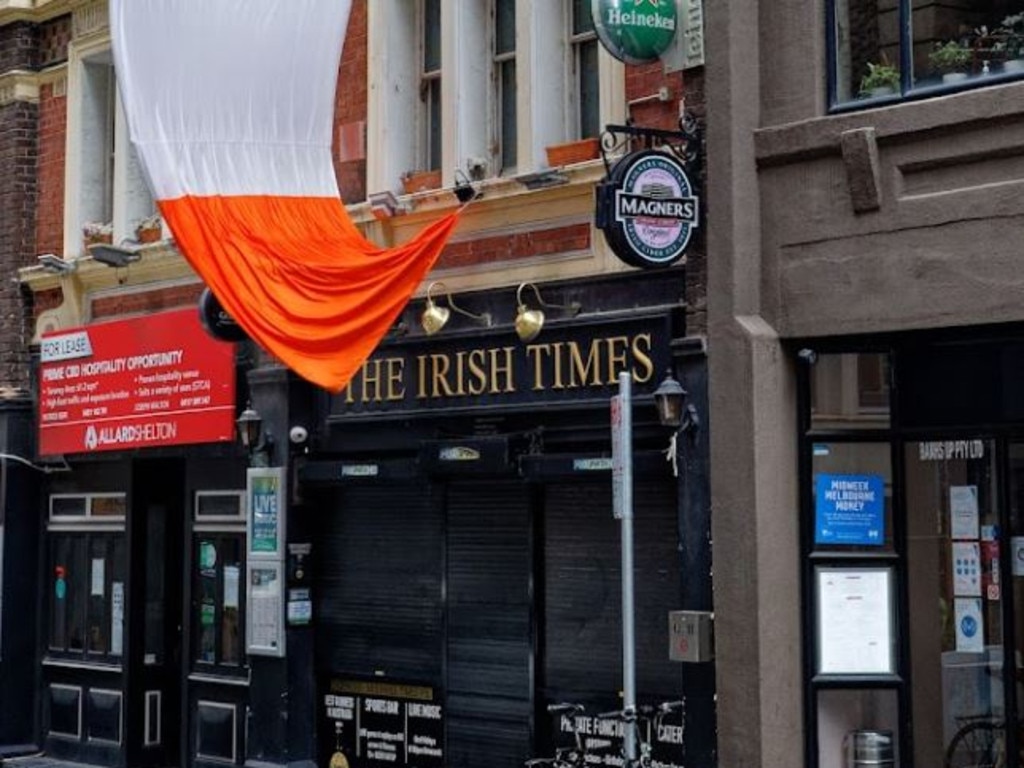 The Irish Times pub in Melbourne’s CBD.