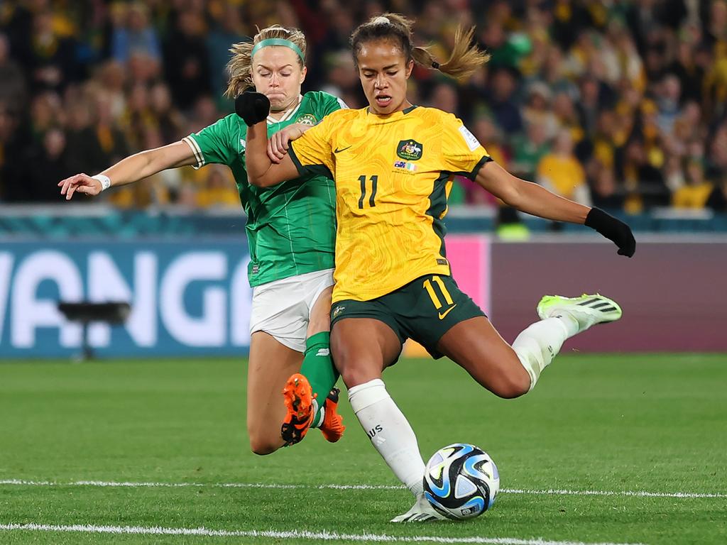 Mary Fowler is Australia’s latest injury casualty at the World Cup. Picture: Cameron Spencer/Getty Images