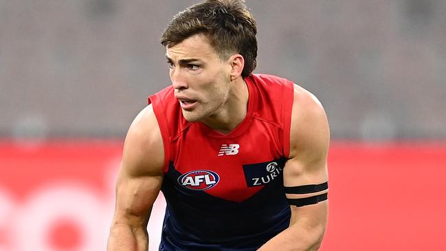 Jack Viney has been suspended for two weeks after a dangerous incident with Sam Collins. Picture: Getty Images