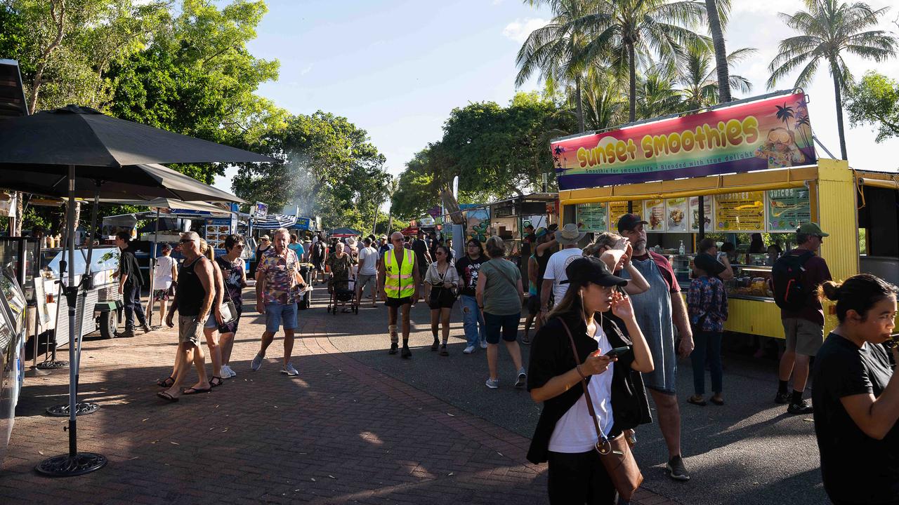 Mindil Beach Sunset Market reopened for the Dry Season earlier in the year. Picture: Pema Tamang Pakhrin