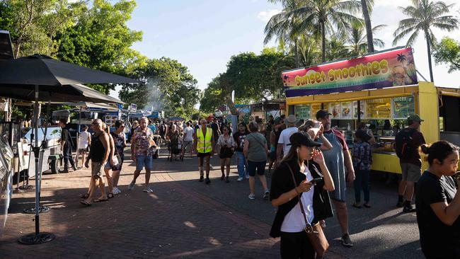 Mindil Beach Sunset Market reopened for the Dry Season earlier in the year. Picture: Pema Tamang Pakhrin