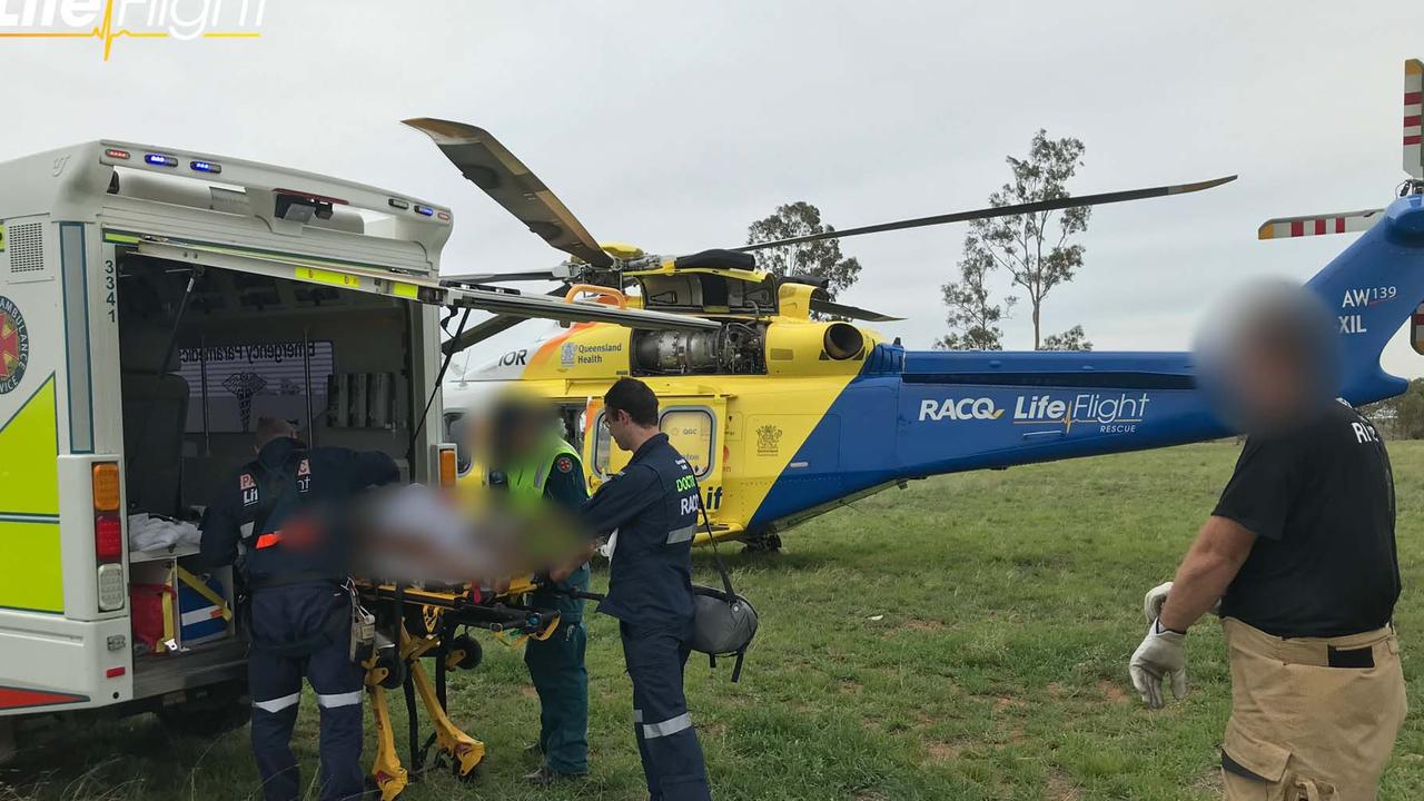 Toowoomba Crash Lifeflight Rescue Three People In Six Hours The