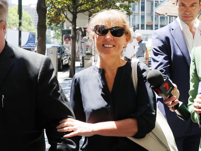 UTS lecturer Dianne Jolley at Downing Centre. A Sydney university lecturer who allegedly forged several threatening letters to herself, sparking a major police investigation. Picture Rohan Kelly