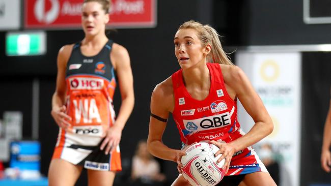 The Swifts defeated the Giants in the Super Netball grand final. Picture: Jono Searle/Getty Images