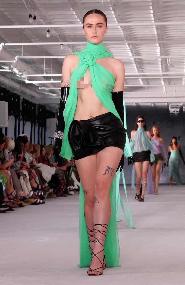 Ella Emhoff walks the runway during the S/S 2023 Prabal Gurung fashion show during New York Fashion Week. Picture: Taylor Hill/FilmMagic/Getty Images