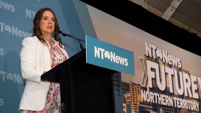 General Manager NTNews Kirsten Porteous at the NT News Futures Northern Territory forum 2024. Picture: Pema Tamang Pakhrin