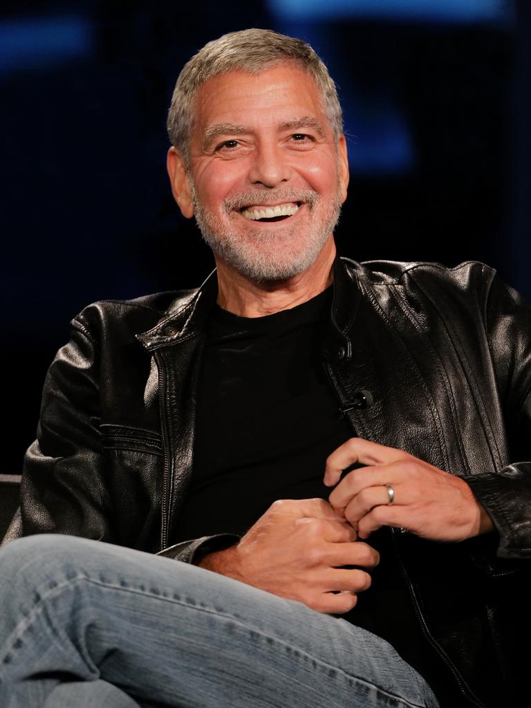 George Clooney on Jimmy Kimmel Live. Picture: Randy Holmes via Getty Images