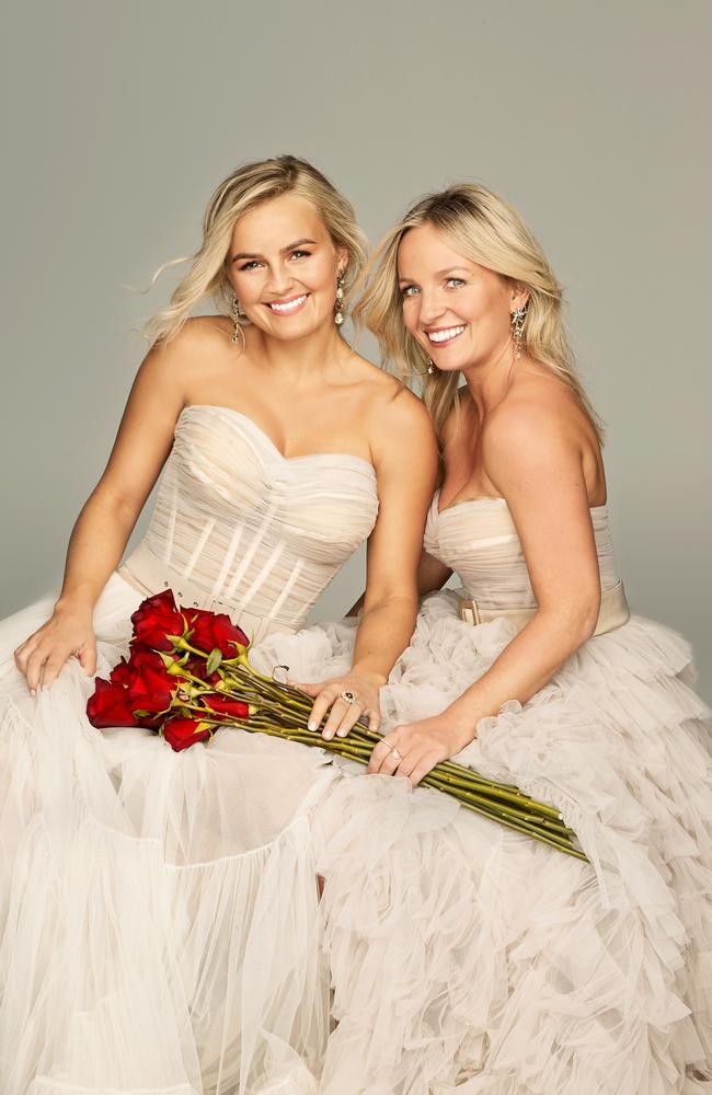 Bachelorette sister duo Elly (left) and Becky Miles (right). Supplied Channel 10.