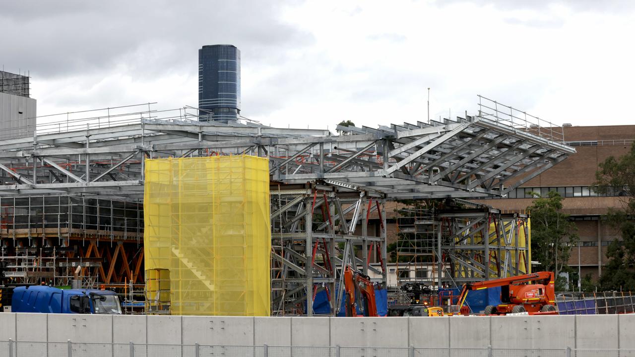 The Cross River Rail worksite in Woolloongabba. Photo: Steve Pohlner.