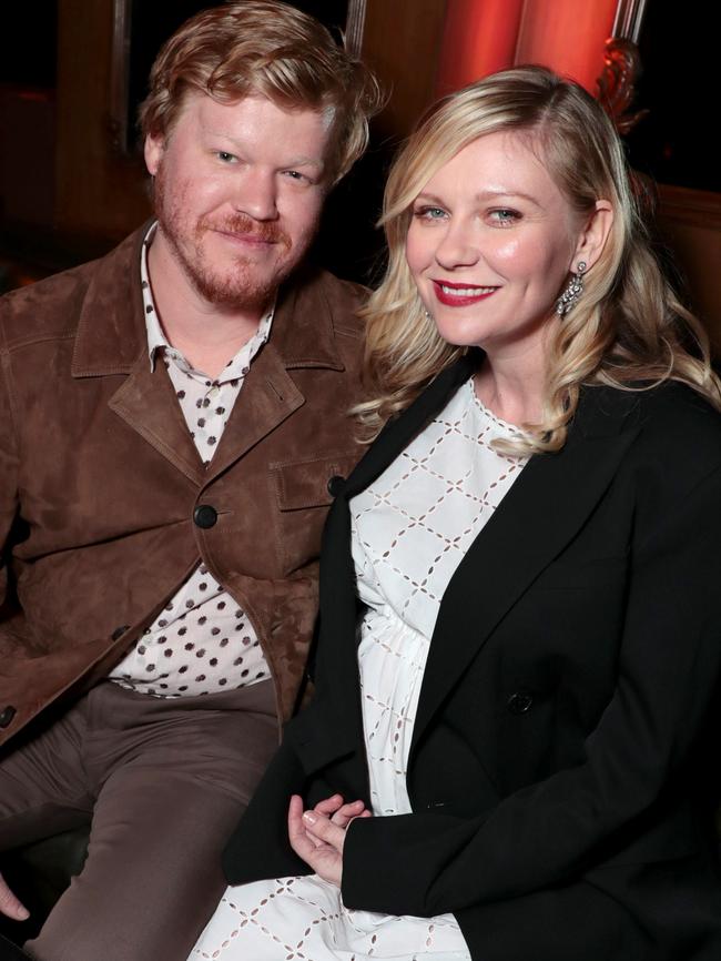 Jesse Plemons and Kirsten Dunst. Picture: Splash