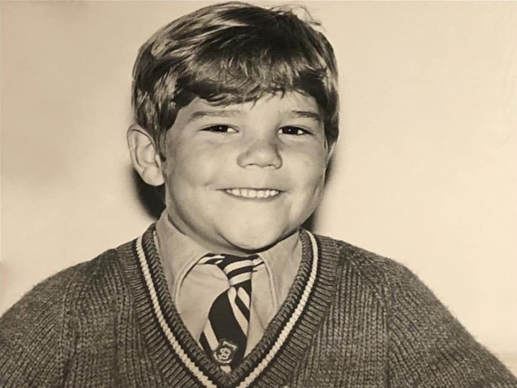 The Prime Minister back in the day. He said he was about five years old at the time. Picture: Facebook/ScottMorrison