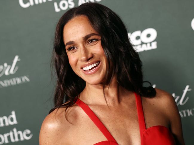 Meghan Markle stepped out in LA for a gala event while Prince Harry extended his visit of South Africa. Picture: Getty Images