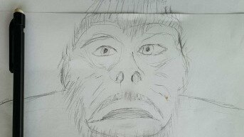 Witness sketch of the Yowie.