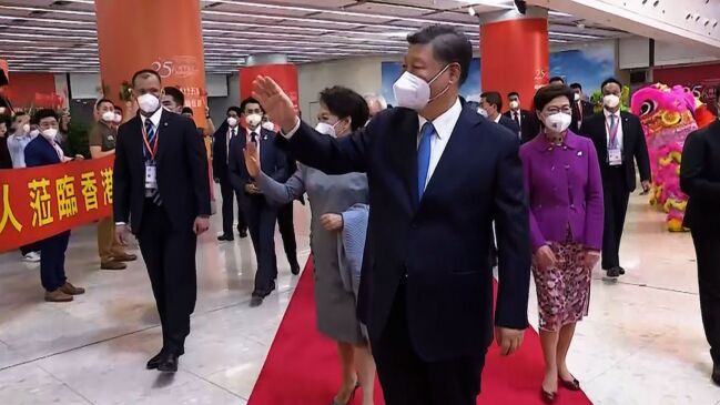 China’s Xi Jinping Arrives In Hong Kong For 25th Handover Anniversary ...