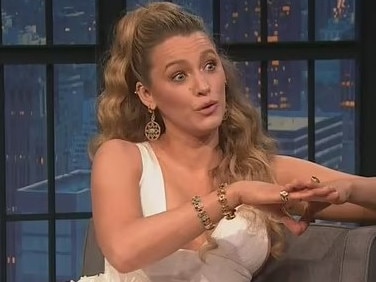 Lively opened up in an interview with Seth Meyers. Picture: NBC