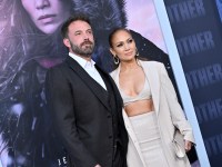 LOS ANGELES, CALIFORNIA - MAY 10: Ben Affleck and Jennifer Lopez attend the Los Angeles Premiere of Netflix's "The Mother" at Westwood Regency Village Theater on May 10, 2023 in Los Angeles, California. (Photo by Axelle/Bauer-Griffin/FilmMagic)