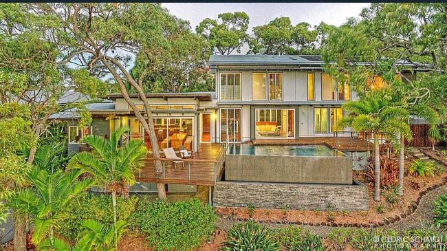 This Agnes Water home with views over the beach is listed at $1.29 million.