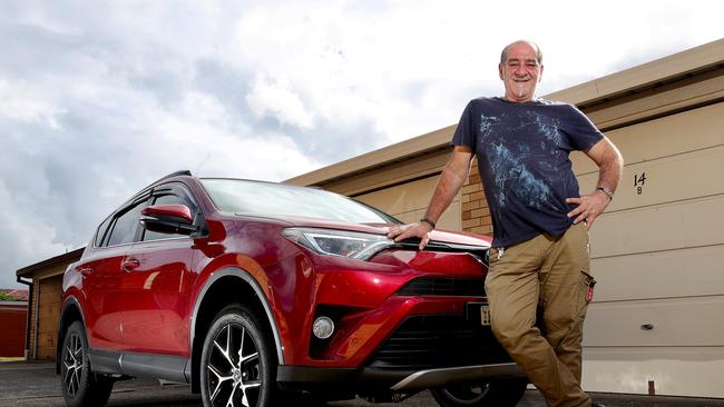 Ramsgate resident Bill Gregory recently bought a second hand Toyota RAV4 off Cars24, a new app and website that specialises in selling used cars. Picture: Toby Zerna