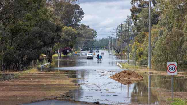 The repair bill for flood-affected roads in Victoria could be as high as $1 billion. Picture: Jason Edwards