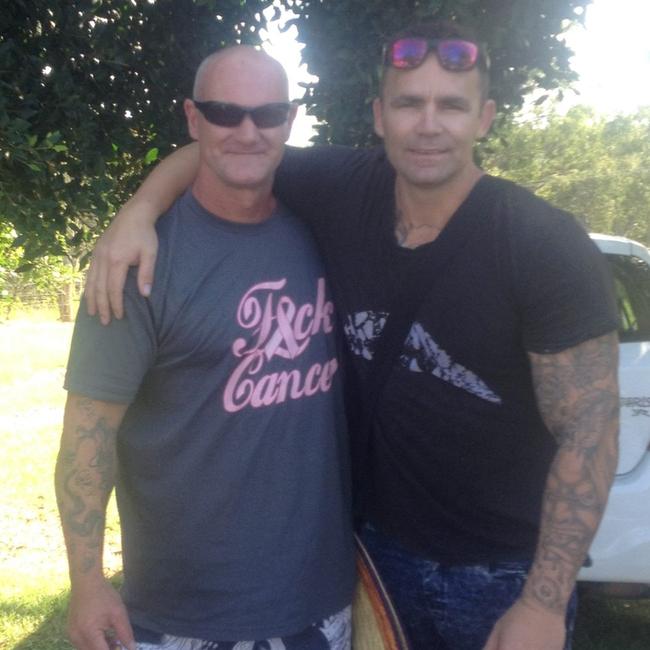 Darren Mallory (left) passed away after a crash on the Gateway Motorway at Carindale on March 24.