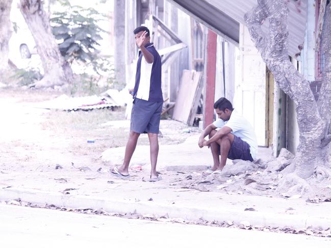 29/11/2016: Asylum seekers on the island country of Nauru. Many asykum seekers have become worried in the knowledge that they may soon be re-settled in the United States of America. PIC: Clint Deidenang for The Australian