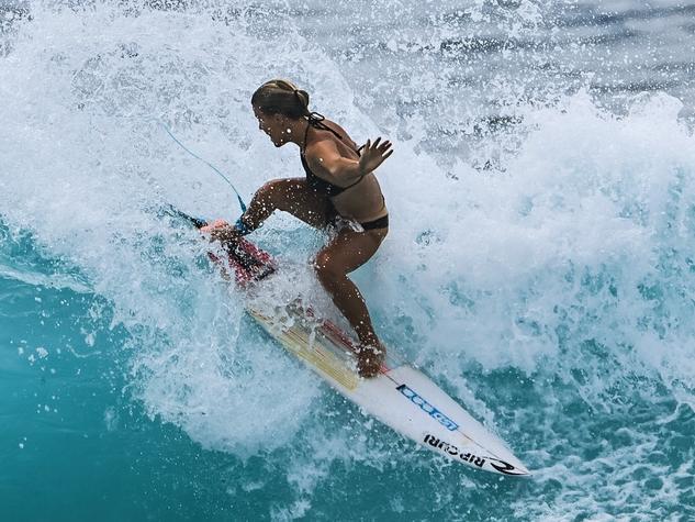 North Narrabeen surfer Tru Starling. Photo: Simon Williams/@swillpics.