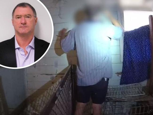 Stacks of paper, animals in cages: Squalid home of Australia’s most wanted man