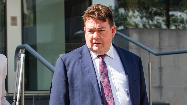 Defence lawyer Anthony Elliott questioned the WA Police financial investigator about whether he examined luxury items held by Mr Rebelo and his former partner Mr Piscopo. Picture: NewsWire / Ross Swanborough