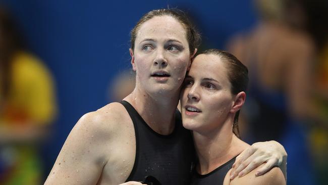 Sisters Cate and Bronte Campbell will be aiming for a podium finish in the 50m freestyle.