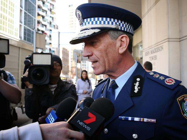 Police Commissioner Andrew Scipione is giving evidence at the Sydney siege inquest on Wednesday. Picture: John Feder/The Australian