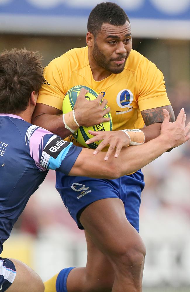 Samu Kerevi was unstoppable at times for Brisbane City.