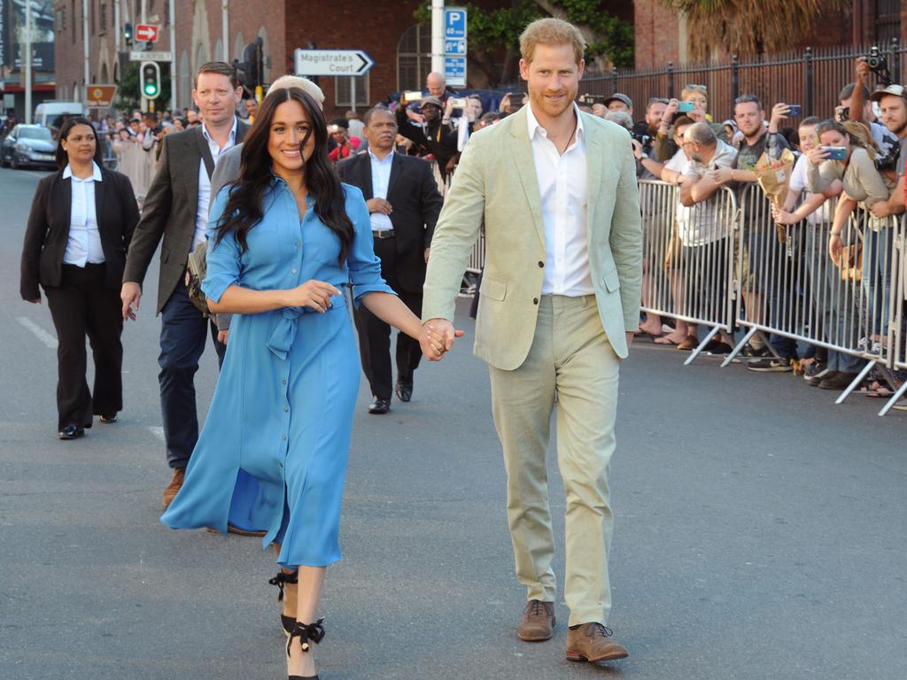 The Duke and Duchess also visited the District Six museum in Cape Town on Monday. Picture: Henk Kruger/Pool/AFP