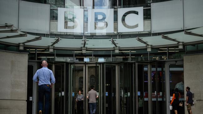 The front of BBC Broadcasting House in London.