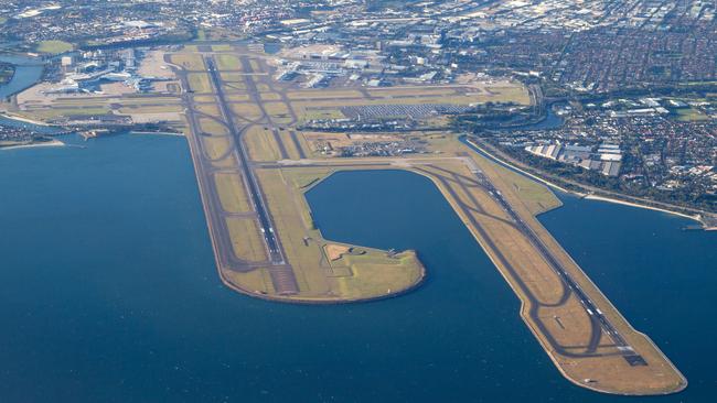 Qantas is offering 138,000sq m of land near Sydney airport. Picture: Seth Jaworski