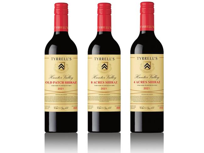 Tyrrell’s Wines shiraz.