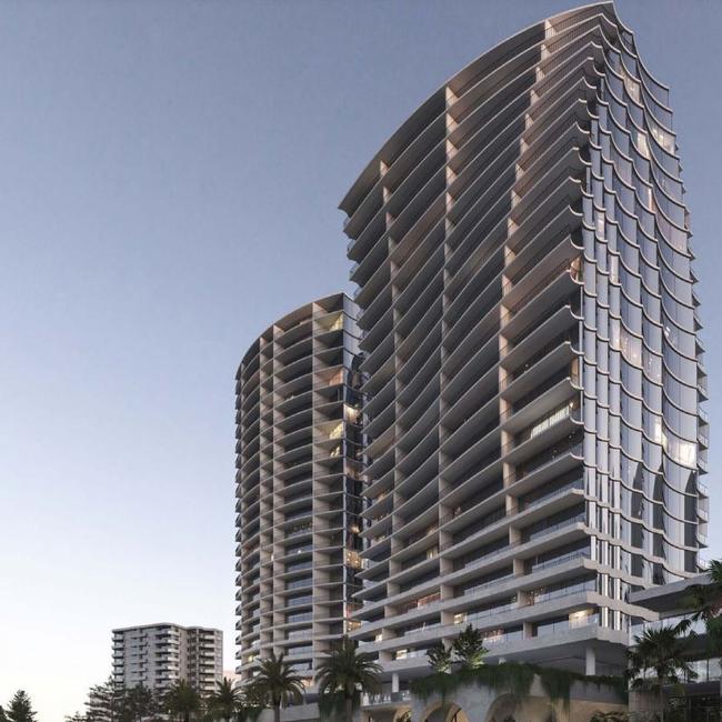 Artist impressions of the First Avenue, Burleigh Heads development.