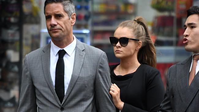 Roman Quaedvlieg and Sarah Rogers arrive at court. Picture: AAP