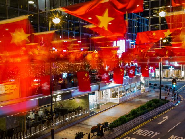 Students sent secretly filmed footage of their tutor calling Hong Kong (pictured) and Taiwan independent countries to Chinese media. Picture: Billy H.C. Kwok/Getty Images