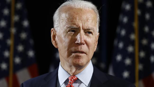 former Biden staffer Tara Reade that, in 1993, Biden had sexually assaulted her. Picture: AP/Matt Rourke