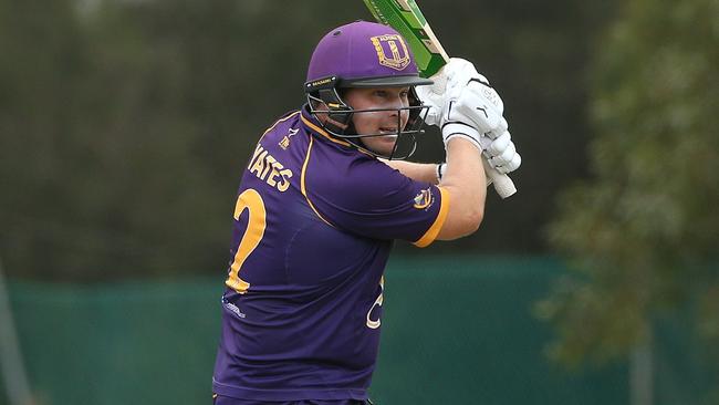 Adam Yates was in fine form with bat and ball for Altona. Picture: Hamish Blair