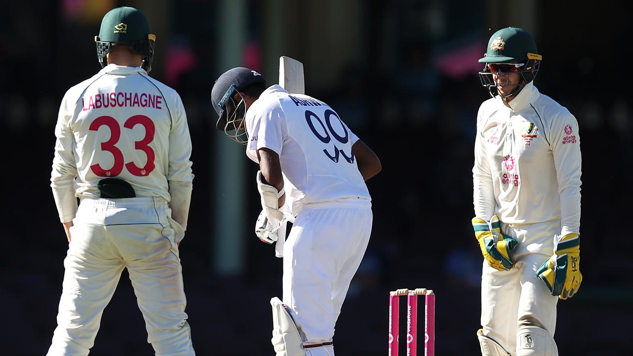 Tim Paine copped plenty of criticism for his remarks to Ravichandran Ashwin. Photo by Ryan Pierse/Getty Images