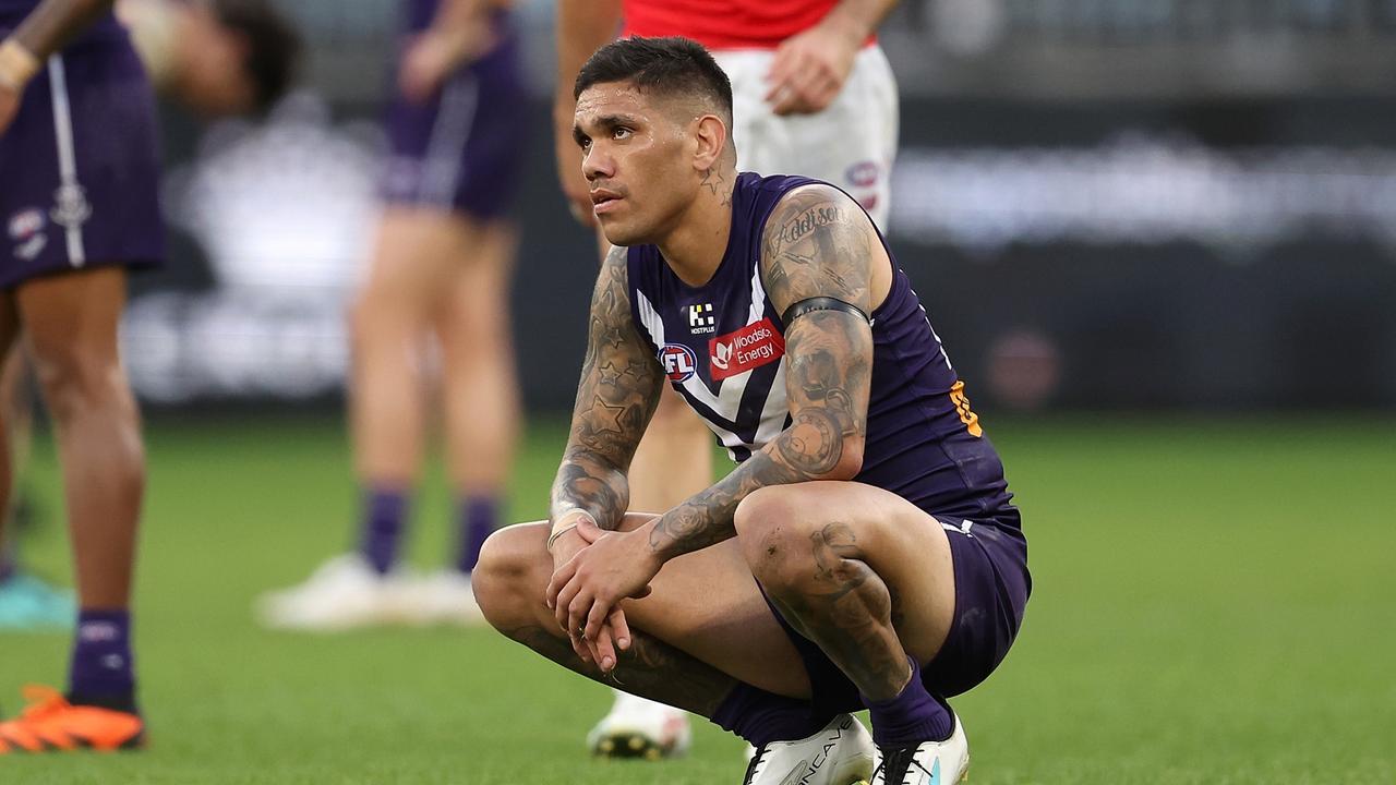 The Dockers’ finals hopes appear shot. (Photo by Paul Kane/Getty Images)