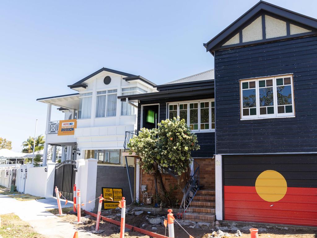 Opposing 'Voice' houses on Waterloo Esplanade, Wynnum. Picture: Richard Walker