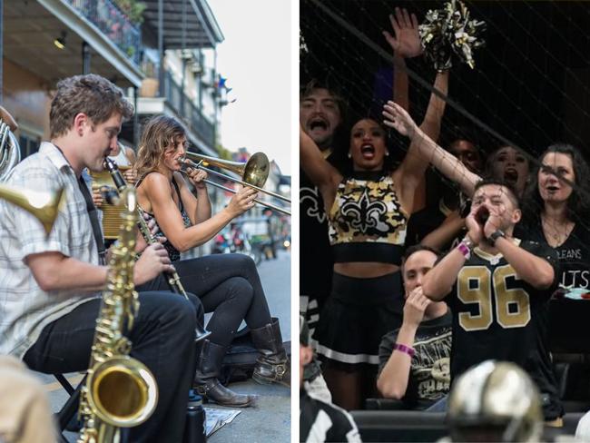 New Orleans is a city with life dripping out of every pore. Photo: New Orleans & Company and New Orleans Saints