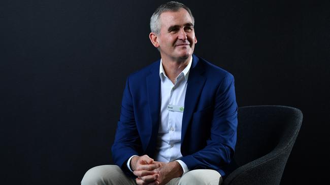 Managing Director and CEO of Woolworths Brad Banducci at Woolworths HQ in Sydney. (AAP Image/Joel Carrett)