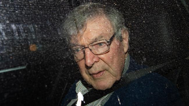 Cardinal George Pell after his release from prison. Picture: AAP