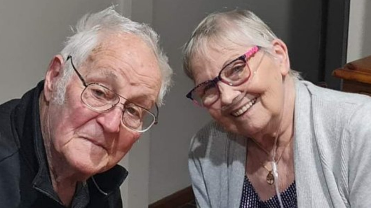 Fred and Beryl Coleman of Hackham West who were shocked to receive a bill for $1113 after Fred stayed at Flinders Medical Centre and was assessed as a "nursing home type patient." Picture Beryl Coleman.